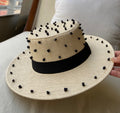 Hat Knots White/black